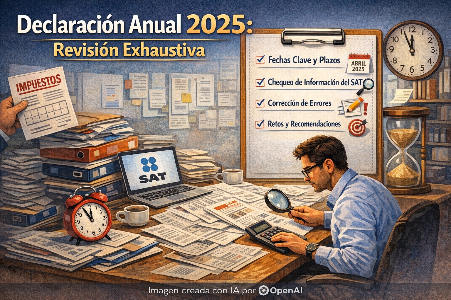 Declaración anual 2025: revisión exhaustiva